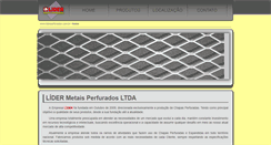 Desktop Screenshot of liderperfurados.com.br